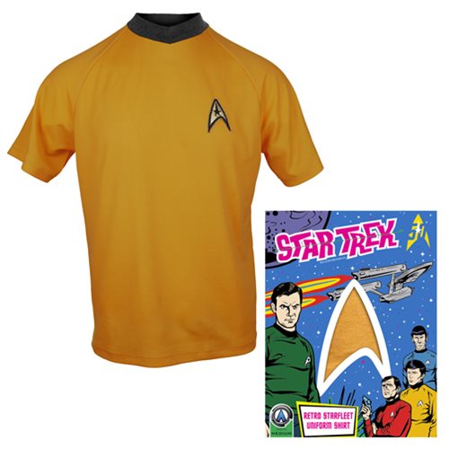Star Trek: The Original Series Command Gold Retro Starfleet Uniform T-Shirt